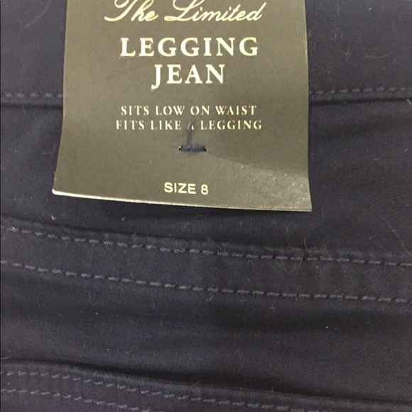 NWT Rare Navy Blue Legging Jean Sz 8 The limited - Picture 2 of 4